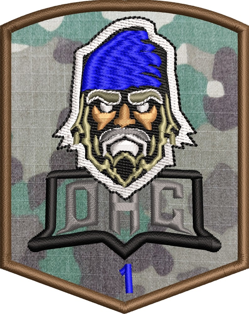 EMBLEMA DAC COMBAT ALBASTRU